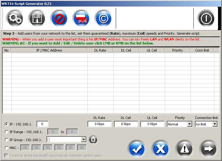 WRT54 Script Generator